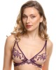 soutien-gorge à armatures Venus, violet, Prelude Jolidon, zoom de face