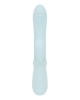 vibromasseur rabbit triple stimulation Good Vibes, bleu, vue de profil
