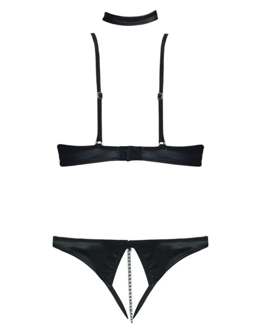 ensemble soutien-gorge et string ouverts, Cottelli Lingerie, arrière