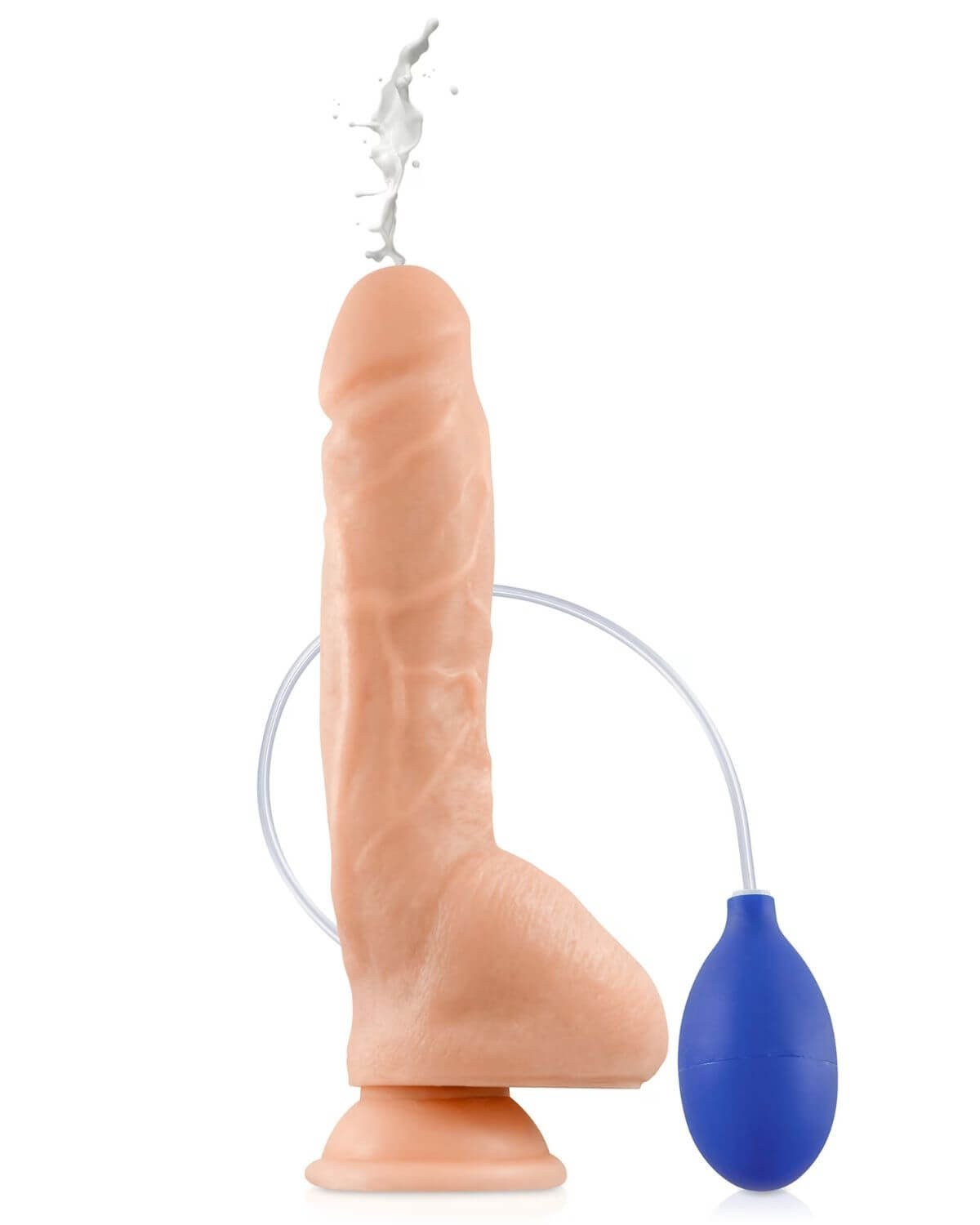 gode éjaculateur réaliste à ventouse Roby, Real Body, Chair, vue de face