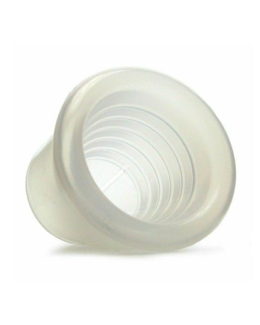 manchon universel en silicone pour pompe à pénis, transparent, CalExotics, embout