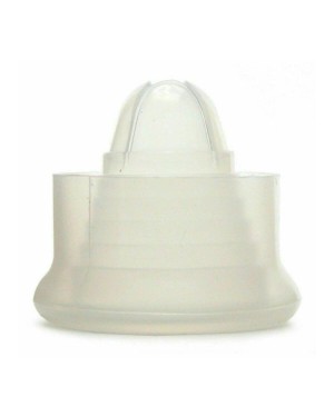 manchon universel en silicone pour pompe à pénis, transparent, CalExotics, vue de face