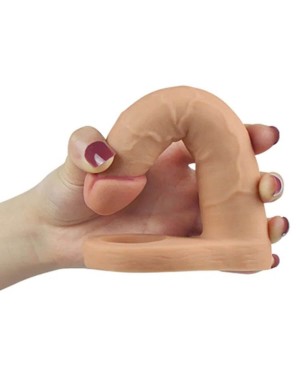 gode réaliste double pénétration, the ultra soft double, LoveToy, chair, démo flexibilité