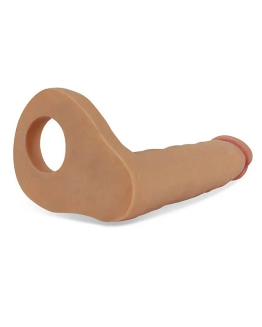 gode réaliste double pénétration, the ultra soft double, LoveToy, chair, zoom