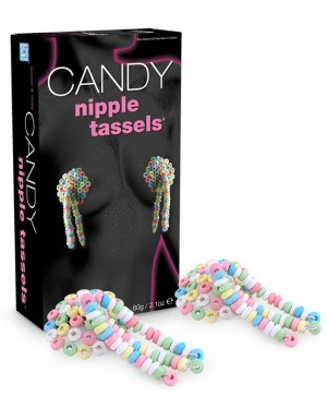 Dessous Bonbons Sweet & Sexy Candy Nipple Tassels, boîte et contenu