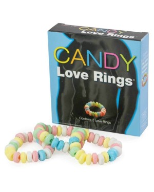 Dessous Bonbons Sweet & Sexy 3 Candy Love Rings, boîte et contenu