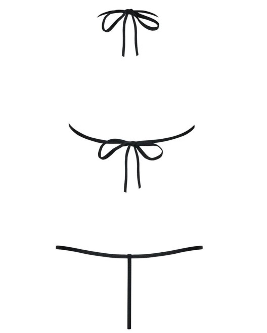 body Luiza, noir, Obsessive, dos