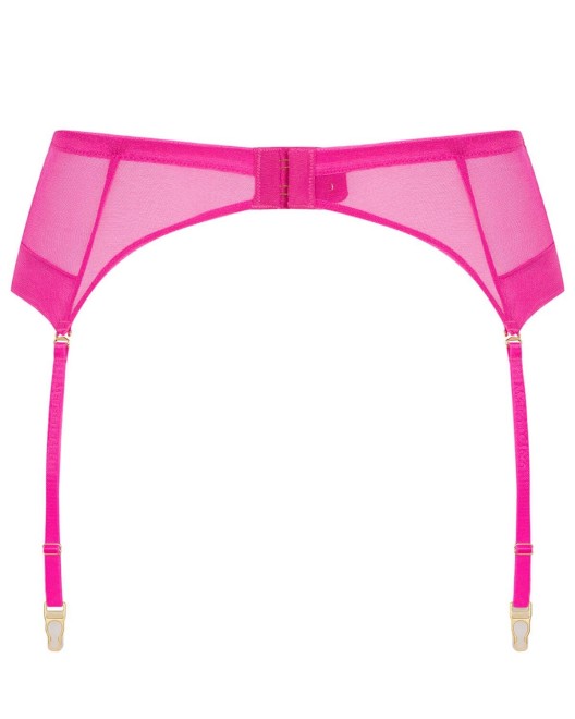 porte-jarretelles Corps à Corps Néon, rose, Maison Close, dos