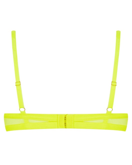soutien-gorge seins nus Corps à Corps Néon, jaune, Maison Close, arrière