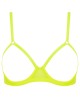 soutien-gorge seins nus Corps à Corps Néon, jaune, Maison Close, devant