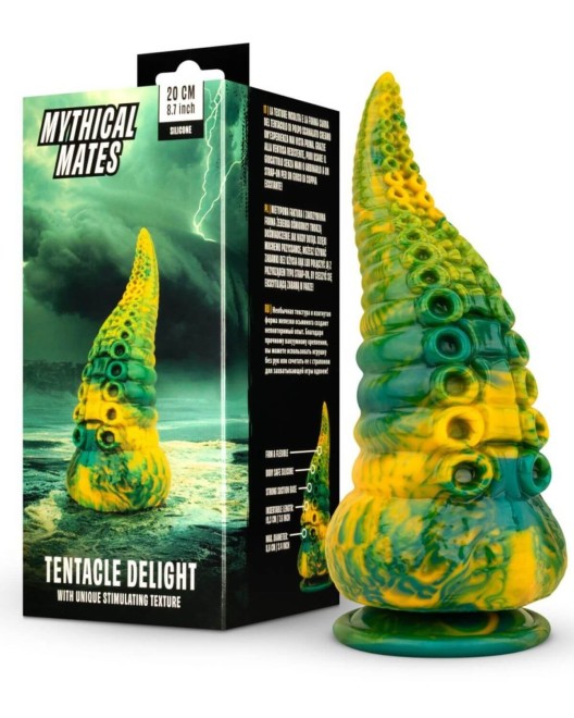 gode tentacule fantaisie XL Tentacle delight, Mythical mates, boîte