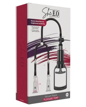 pompe à vide pour seins, She.E.O, boîte taille SM