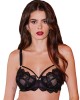soutien-gorge à armatures Cookie, noir, Valege Lingerie, devant