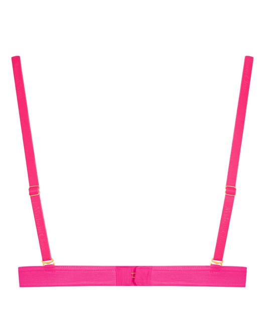 soutien-gorge triangle Corps à Corps Néon, rose, Maison Close, derrière