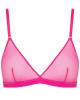 soutien-gorge triangle Corps à Corps Néon, rose, Maison Close, devant