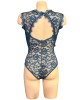 body dentelle dos nu noir, Collection exclusive Paradise Boutik, sur mannequin de dos