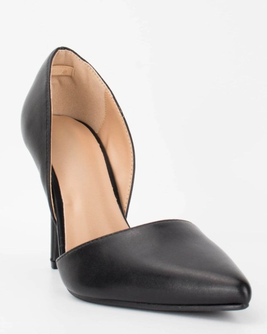 escarpins noir à talon aiguille, collection Paradise Boutik, vue de face