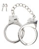menottes bdsm avec clés en argent plaqué, Taboom, accessoires