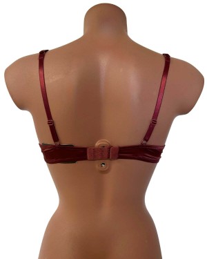 soutien-gorge triangle à armatures Femme Fatale, Jolidon Clandestine, zoom de dos