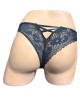 tanga en dentelle noir, Collection Paradise Boutik, vue de dos