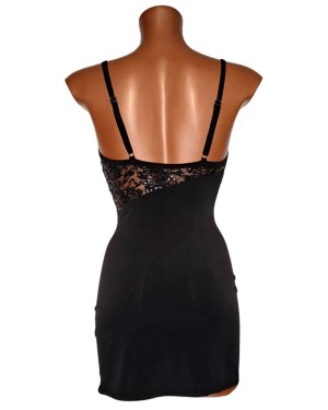 robe noire à sequins Bea, OutX, vue dos