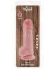 gode ventouse réaliste avec testicules, Get real deluxe, 28cm, ToyJoy, boîte
