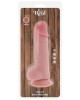 gode ventouse réaliste avec testicules XL, get real, ToyJoy, boîte