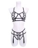 ensemble de lingerie ouverte, collection exclusive Paradise Boutik, devant