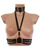 ensemble top harnais et collier ras-de-cou, collection Paradise Boutik, devant