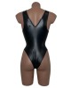 body sexy en wetlook, noir, collection Paradise Boutik, vue de dos
