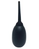 douche anale, poire de lavement noire, devant