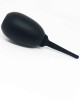 douche anale, poire de lavement noire, profil