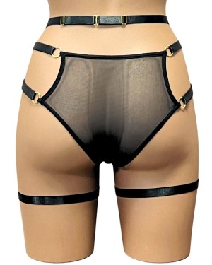 ensemble ondage culotte et porte-jarretelles, collection Paradise Boutik, dos