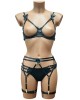 ensemble lingerie ouverte bondage, Paradise Boutik, devant