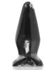 gros plug anal à pénétration progressive, Magnum 3, noir, emballé