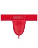 g-string-homme effet cuir Night Universe, rouge, WOH, devant
