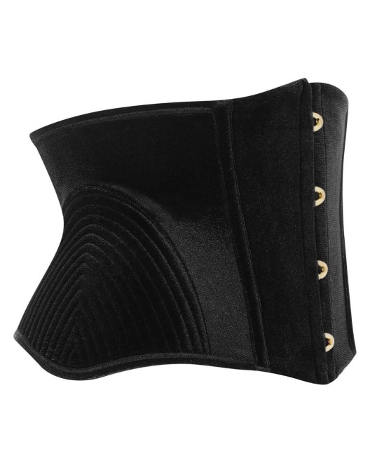 Serre-Taille en Velours Noir Rococo Maison Close