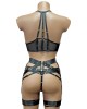 ensemble soutien-gorge porte-jarretelles et string, Paradise Boutik, derrière