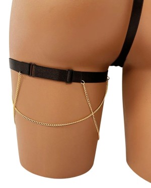 jarretière bijou chaînette, Paradise Boutik, derrière