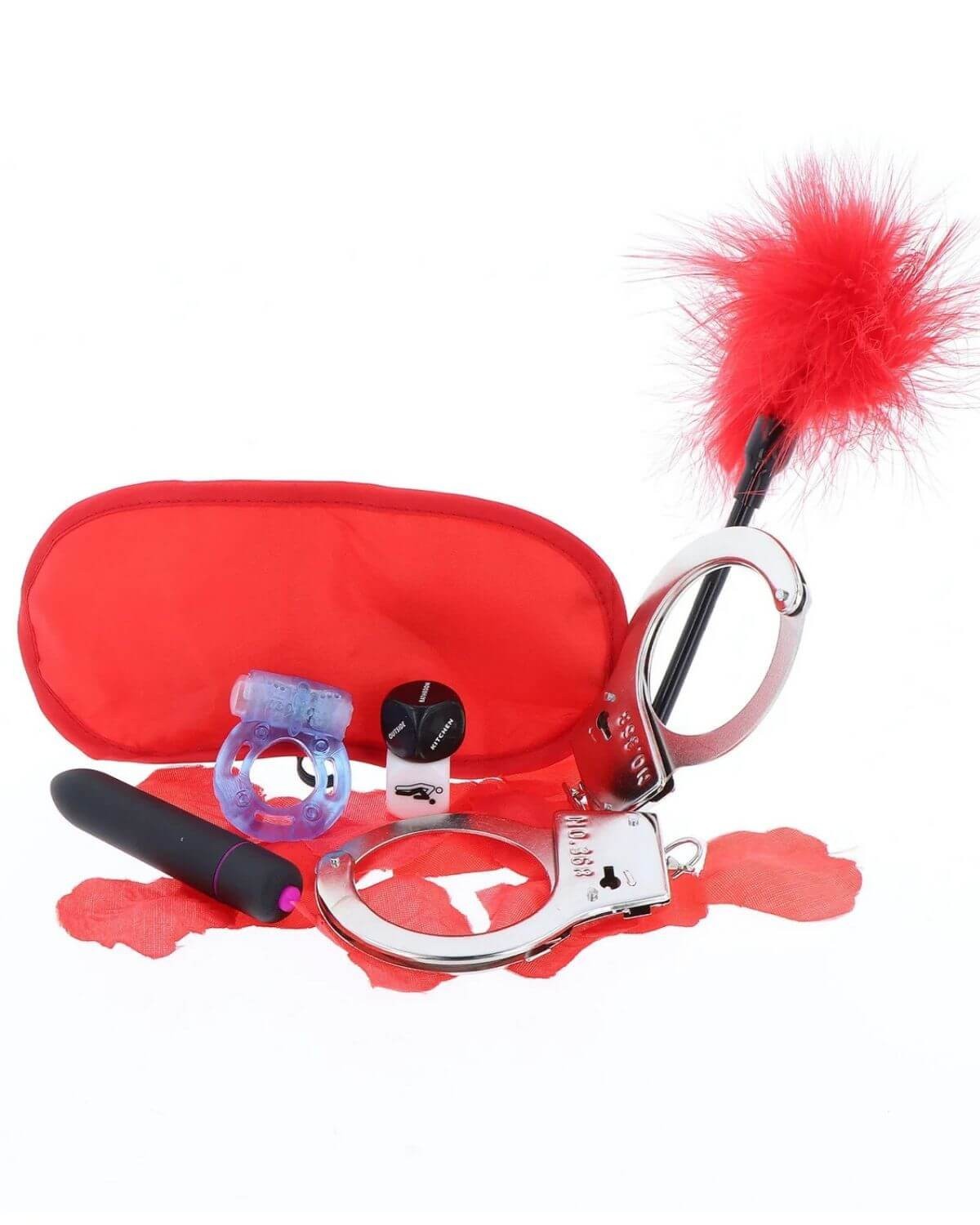 Coffret érotique The Kinky Fantasy Kit, Scala, contenu