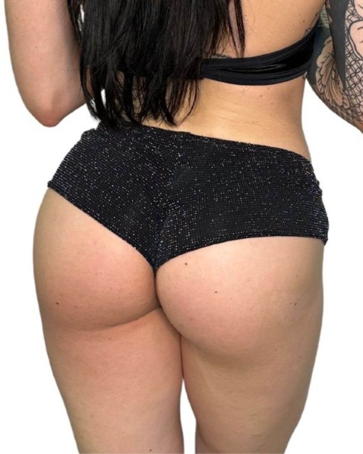 mini short sexy en lurex noir, Paradise Boutik, dos