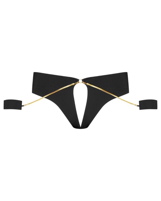 tanga ouvert avec menottes bijoux Tapage Nocturne, Maison Close, derrière