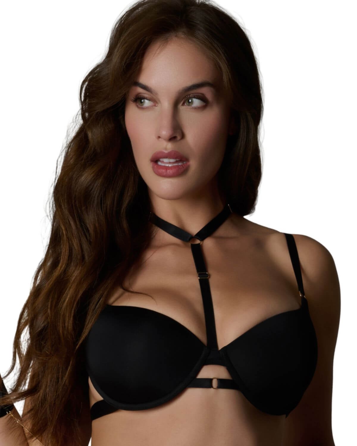 soutien-gorge harnais push-up Tapage Nocturne, Maison Close, zoom de face
