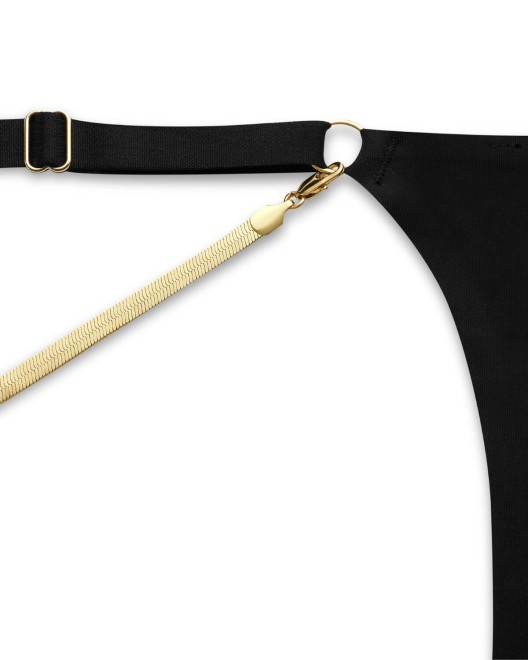 mini string bijou Tapage Nocturne, Maison Close, zoom sur matière