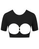 crop top ouvert Tapage Nocturne, Maison Close, devant