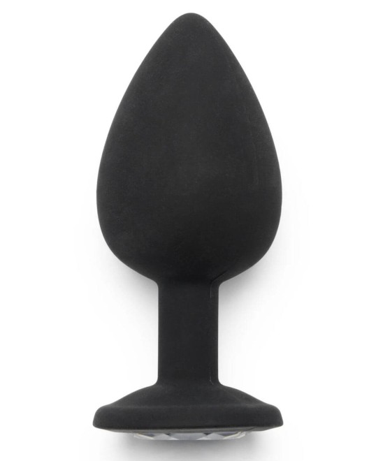 plug anal bijou Diamond Jewel, ToyJoy, noir, taille large, sextoy