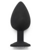 plug anal bijou Diamond Jewel, ToyJoy, noir, taille large, sextoy