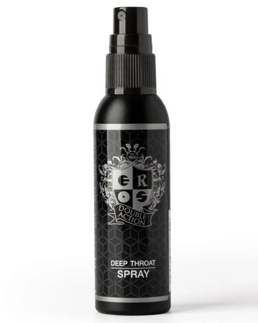 spray pour sexe oral double action, Eros, flacon ouvert