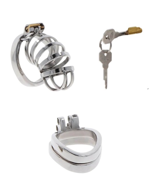 cage de chasteté en métal, Extreme by hidden desire, avec clés