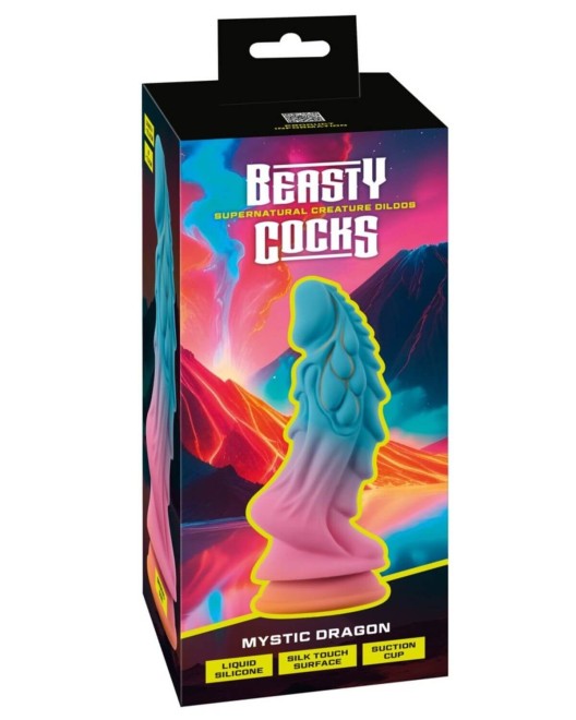 gode fantaisie Mystic Dragon, Beasty Cocks You2Toys, boîte devant
